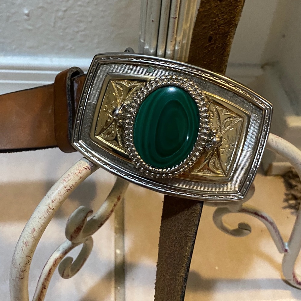 Vintage brown belt for Men